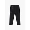 pantaloni regular-fit con catena