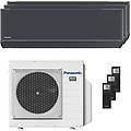 condizionatore etherea trial split 9000+9000+12000 btu inverter a+++ wifi unità esterna 5. 2