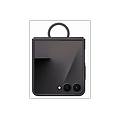 ring case silicone cover per galaxy zflip7 nero