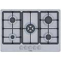 - serie 4 pgq7b5k90 piano cottura a gas 75 cm acciaio inox
