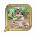 cat pat&egrave; cotto al vapore per gatti 100 gr pollo e fegato confezione da 32 pezzi cibo umido