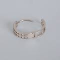 orecchini a cerchio toujours oro bianco cubic zirconia collezione toujours oro bianco