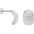 orecchini pendenti lady phantasya acciaio e cristalli collezione lady phantasya argentato
