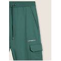pantaloni in felpa con tasca cargo e fondo a polsino bistro green uomo xx large