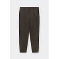 pantaloni lunghi in 100% lino uomo marrone taglia xxl