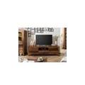ancona #210 mobile tv in legno di sheesham laccato / marrone scuro 175x45x55