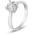 anello solitario diamazing oro bianco diamante collezione diamazing misura 49 oro bianco