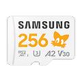 sonic pro plus microsd memory card 256gb white