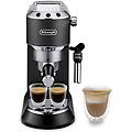 dedica style ec685. bk macchina espresso manuale nero-cromo 1. 1l