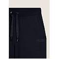 FREDDY pantaloni sportivi cropped con gamba wide leg e strass dark sapphire donna extra small
