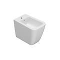 bidet a terra in ceramica 56x36 cm globo stone st009bi bianco ceramica