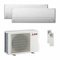 condizionatore electric serie bt dual split 12000+12000 btu inverter a++ wifi unità esterna