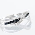 anello fascia sophia oro bianco diamante collezione sophia misura 54 oro bianco