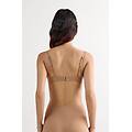 reggiseno super push-up gioia the silky touch microfiber donna naturale taglia 3b