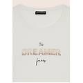 t-shirt a maniche lunghe con scritta dreamer in strass snow white donna extra small
