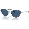 occhiali da sole forma cat-eye sk7014 blu os