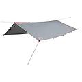 - telone da campeggio grigio/arancione 500x294 cm impermeabile