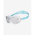 occhiali nuoto the one blu bianco con lenti trasparenti bianco bambini