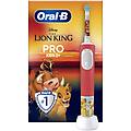 oral-b spazzolino elettrico per bambini vitality re leone con adesivi