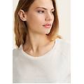 t-shirt corta con paillettes sul fronte white sand donna extra small