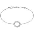 bracciale silver shine argento rodiato cubic zirconia collezione silver shine bianco