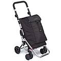 go up alluminio nero borsa trolley
