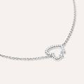 bracciale silver moments argento rodiato cubic zirconia collezione silver moments bianco
