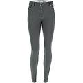 jeans push up wr. up vita alta superskinny in denim navetta light grey-seams black donna large