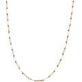 collana uomo oro bianco rosa gl100332