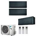 climatizzatore condizionatore bluevolution trial split inverter stylish blackwood r-32 wi-fi