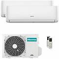 condizionatore hi-comfort 2025 dual split 9000+12000 btu inverter a++ wifi unità esterna 4. 1