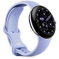 pixel watch 4 wifi bluetooth nfc gps 41mm amoled argento viola s/l ip68 5atm spo2