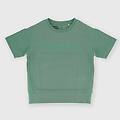 t-shirt in jersey pesante da bambino verde taglia 6