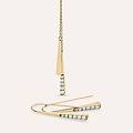 orecchini pendenti golden dreams placcato oro giallo cubic zirconia collezione golden dreams giallo