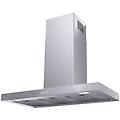 campana decorativa stilo neo da 90 cm in acciaio inossidabile