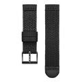 cinturino in tessuto intrecciato da 20 mm athletic 5 black black taglia s
