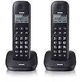 gala twin telefono dect identificatore di chiamata nero