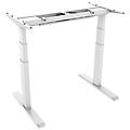 base per scrivania motorizzata regolabile in altezza 62-128 cm bianco connected