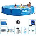 - piscina fuori terra in giro 366x76 cm blu include accessori coordinati a1622