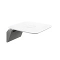 hotellerie sedile ribaltabile per doccia a parete l. 35 cm colore bianco codice prod av036bwz