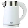 compact stainless steel kettle 0 6 l electric mini travel kettle white wireless and quick boiling