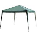 gazebo da esterno pieghevole con corde e in oxford 3x3m. verde