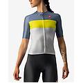 maglia aero pro rosso corsa manica corta argento giallo blu donna l