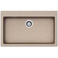 lavello integrato 1 vasca primus n100xl l 79 x l 50 cm avena