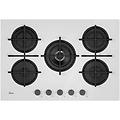 piano cottura a gas hvg74c3w 75 cm bianco