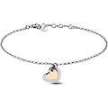 bracciale silver collection argento bicolore bianco / rosa collezione silver collection bicolore
