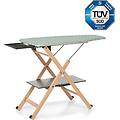 9900310803 asse da stiro pieghevole in legno 123 x 90 cm con rotelle 9900310803