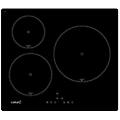 piastra a induzione ib 6303 bk 59 cm 7100w 3 zone touch control nero