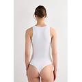body spalla larga in fresh bamboo donna bianco taglia s
