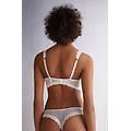 reggiseno a balconcino daniela pretty flowers donna avorio taglia 2d